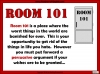 Room 101 Teaching Resources (slide 2/7)